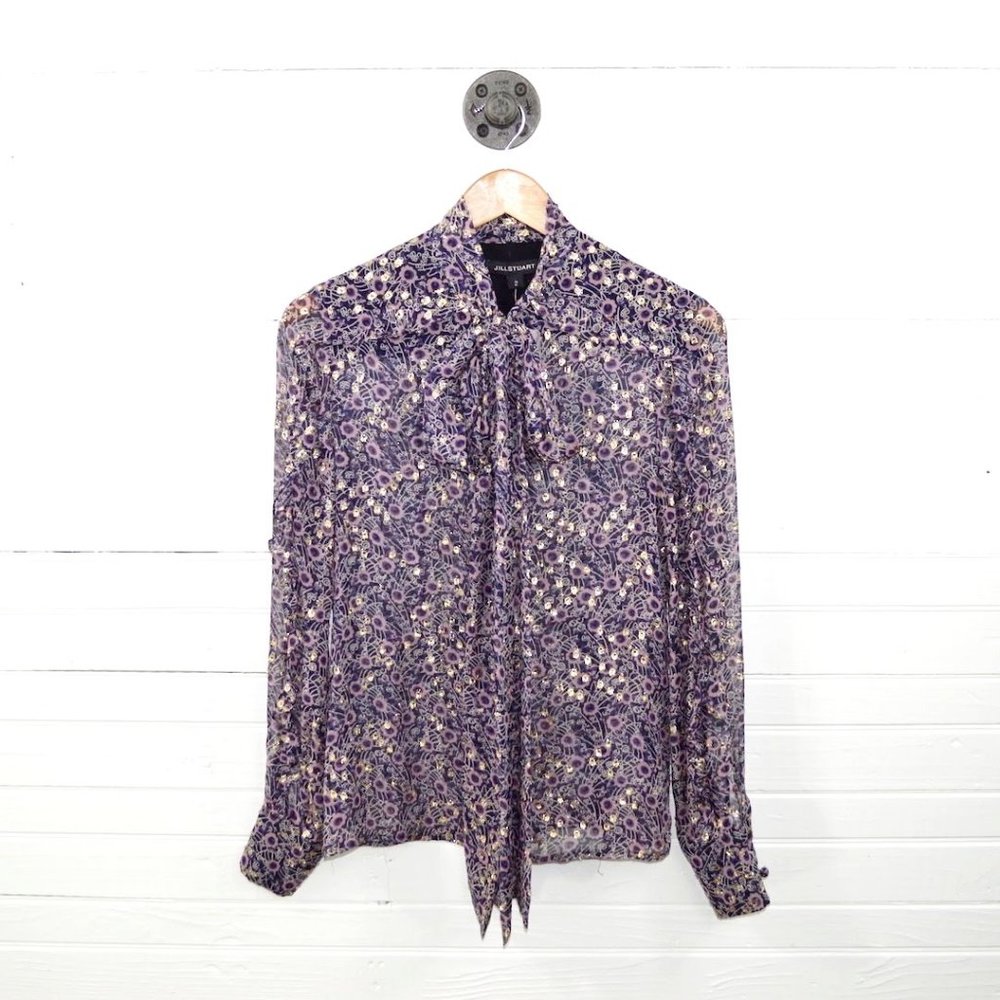 Jill Stuart Tie Front Blouse #138-63